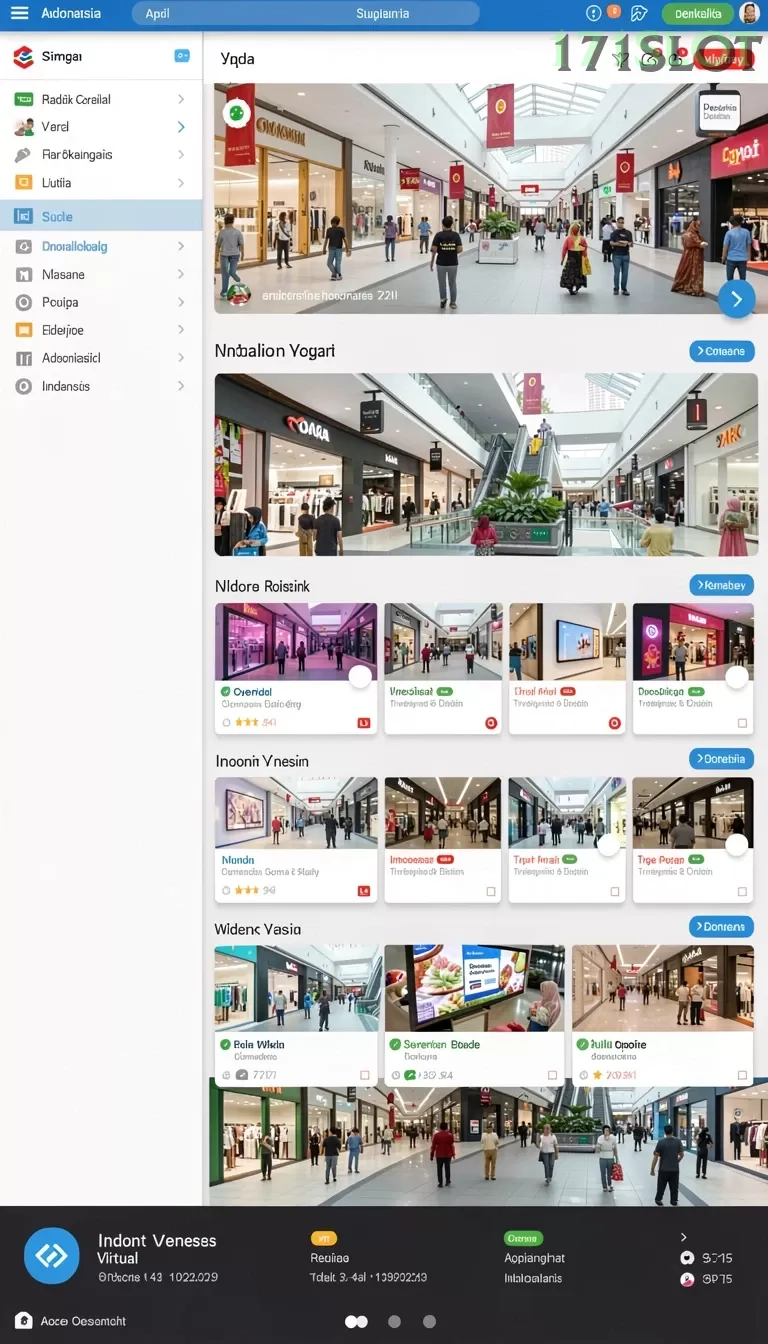 Cuplikan layar PAHAM777 — menu navigasi
