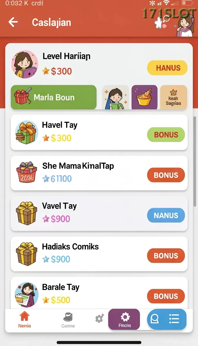 Cuplikan layar MARVRL77 — aktivitas