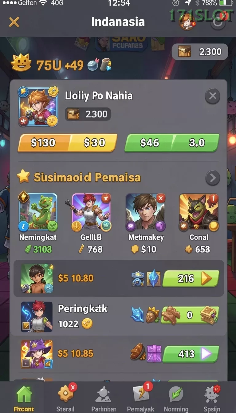 Cuplikan layar PAHAM777 — halaman utama