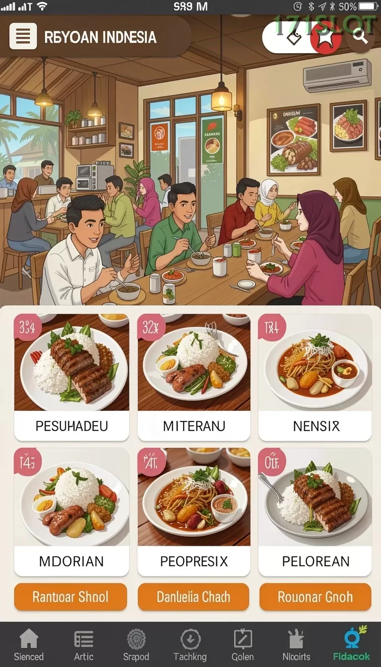 Cuplikan layar MARIMA77 — halaman utama